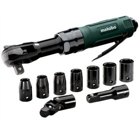 METABO 604119500 - Atornillador de carraca neumático DRS 68 Set demanda de aire 220 l/seg con maletín