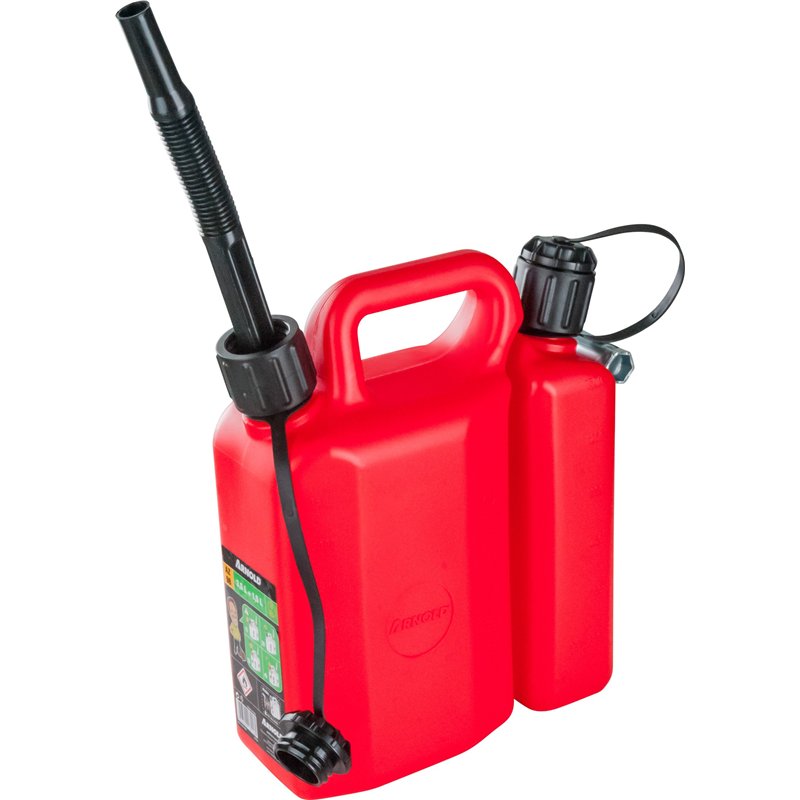 Arnold 6011-X2-7007 Jerrican Double avec Goulotte, Noir