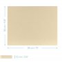 Navaris Pierre à Pizza Four XL - Pierre Pizza Rectangulaire 38 x 30 cm en Cordiérite avec Recette - Four Traditionnel au Bois Ba