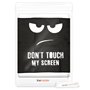 kwmobile Housse écran Ordinateur Compatible avec 24-26" Moniteur - Protection d'écran PC - Blanc-Noir