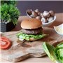 Navaris 2 en 1 Presse à Hamburger - Presse à Steak haché différentes Tailles - Machine à Burger pour Cuisine Viande hachée - Gri