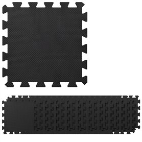 Navaris Tapis de Sol Puzzle - Matelas de Sport 20 pièces 30x30x1 cm - Protection Sol en Mousse - Dalle Tapis carré Fitness Gymna