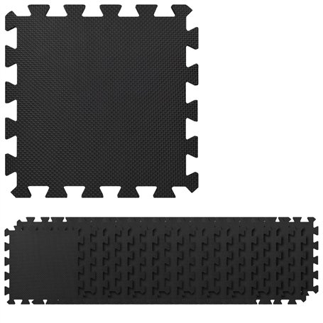 Navaris Tapis de Sol Puzzle - Matelas de Sport 20 pièces 30x30x1 cm - Protection Sol en Mousse - Dalle Tapis carré Fitness Gymna
