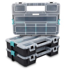 Navaris Organiseur L Outils Vide - 3x Boîte à Outil professionnelle - 31