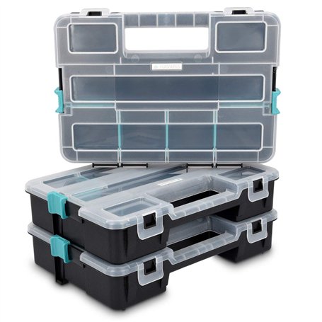 Navaris Organiseur L Outils Vide - 3x Boîte à Outil professionnelle - 31