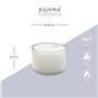 Pajoma - Lot de 100 bougies chauffe-plat non parfumées blanches - Longue durée de combustion : 8 heures - Pour décoration de jar