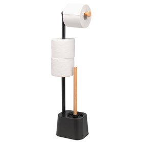 Set de Toilette bremermann 3 en 1 avec Porte-Rouleau