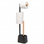 Set de Toilette bremermann 3 en 1 avec Porte-Rouleau