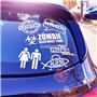 Sticker Bomb Set 01 Lot d'autocollants pour auto avec divers motifs et inscriptions « Bremsen macht die Felgen dreckig », « Fehl