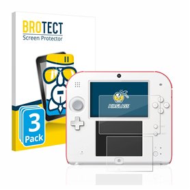 brotect Protection Écran Verre pour Nintendo 2DS (3 Pièces) Film Protecteur Vitre 9H [Anti-Rayures