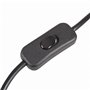 Mextronic Câble d'alimentation 3 m Schuko avec prise de terre + interrupteur 300 SW noir extrémité ouverte