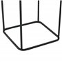 [en.casa] Lot de 2 Supports de Plante Set Cache-Pot Pot de Fleur Bac à Fleurs Vase Métal Tailles Différentes Noir Doré