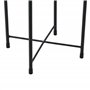 [en.casa] Set de 2 Supports de Plante Ensemble Cache-Pot Pot de Fleur Bac à Fleurs Vase Métal Tailles Différentes Noir Doré