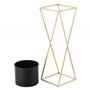 [en.casa] Lot de 2 Supports de Plantes Ensemble Pot de Fleur Set Cache-Pot Ensemble Bac à Fleurs Vase Métal Tailles Différentes 