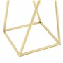 [en.casa] Lot de 2 Supports de Plantes Ensemble Pot de Fleur Set Cache-Pot Ensemble Bac à Fleurs Vase Métal Tailles Différentes 