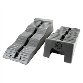 AG Automotive Cale de Roue Mise à Niveau pour Camping Car ou Caravane - 5 Tonnes - Gris