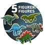 CRAZE DINOREX Calendrier de l'Avent Jouet Dinosaure, Calendrier de l'avent enfant avec Figurine de Dinosaures et accessoires