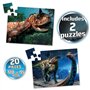 CRAZE DINOREX Calendrier de l'Avent Jouet Dinosaure, Calendrier de l'avent enfant avec Figurine de Dinosaures et accessoires