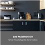 Klarstein Arabica Grille-pain - 920W, Panneau de contrôle tactile, Affichage LED, Fonction dégivrage, préchauffage et arrêt, Gri
