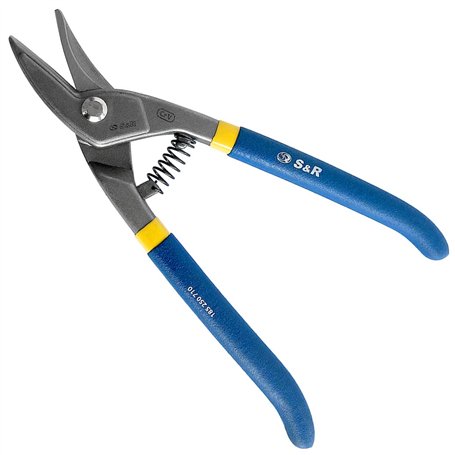 S&R Cisaille Plaquiste Cisaille à tôle coupe Métal circulaire 250 mm. Ciseaux de Ferblantier et Couvreur