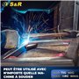 S&R Mini Aimants de Soudure - Positionneur Magnétique à Equerre Lot de 4 aimant 58 x 50 mm avec angle 45°, 90°, 135°