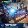S&R Mini Aimants de Soudure - Positionneur Magnétique à Equerre Lot de 4 aimant 58 x 50 mm avec angle 45°, 90°, 135°