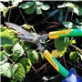 GRÜNTEK Cisailles à Haie Forgée - Q 23/600 mm. Cisailles de Jardin droits.