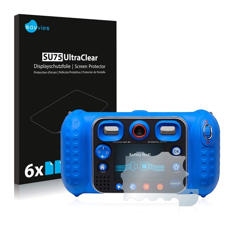 savvies Protection Ecran pour Vtech Kidizoom Duo DX (6 Pièces) - Film Protection Ultra Clair