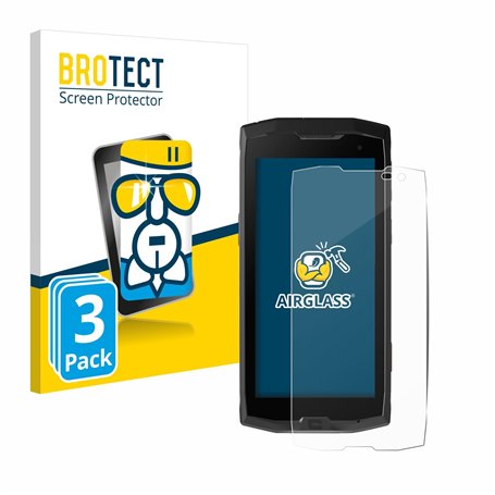 brotect Protection Écran Verre pour Crosscall Core M4 (3 Pièces) Film Protecteur Vitre 9H [Anti-Rayures