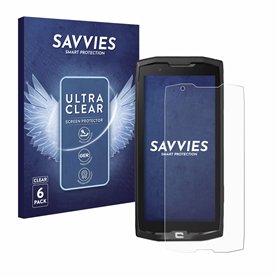 savvies Protection Ecran pour Crosscall Core X4 (6 Pièces) - Film Protection Ultra Clair