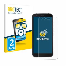 brotect Protection Ecran pour Caterpillar Cat S62 Pro (2 Pièces) - Film Protection Ultra Clair