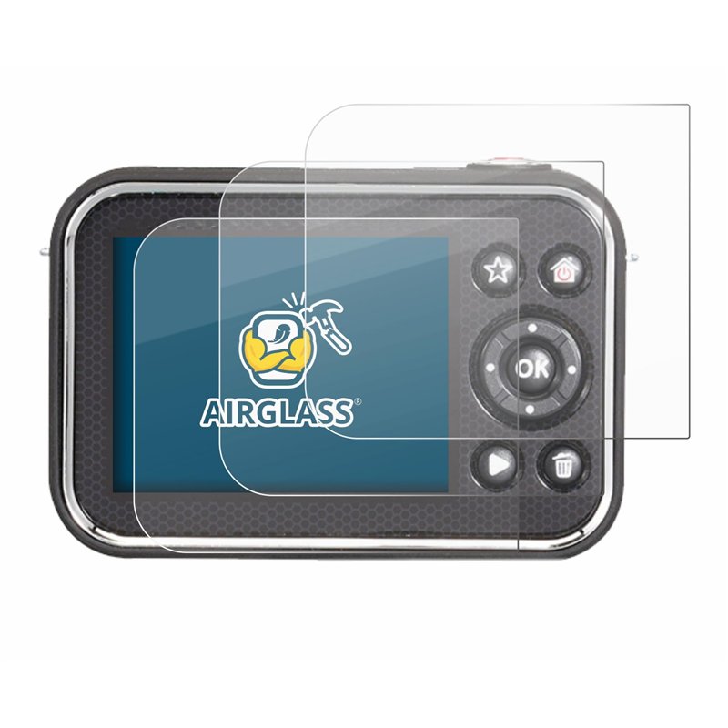 Image secondaire de brotect Protection Écran Verre pour Vtech Kidizoom Video Studio HD (3 Pièces) Film Protecteur Vitre 9H [Anti-Rayures, Transparen