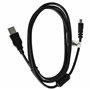 vhbw Câble USB standard type A, 150 cm, compatible avec Casio Exilim EX-ZS20, EX-ZS200, EX-ZS6