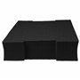 vhbw Insert en mousse avec plaque de fond compatible avec Bosch L-BOXX 136 caisse à outils - mousse personnalisable, noir