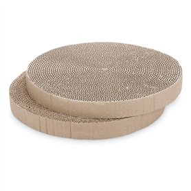 Navaris Griffoir pour Chats - Set 2X grattoir pour Chat en Carton ondulé 34 x 3