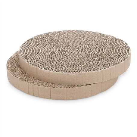 Navaris Griffoir pour Chats - Set 2X grattoir pour Chat en Carton ondulé 34 x 3