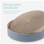 Navaris Griffoir pour Chats - Set 2X grattoir pour Chat en Carton ondulé 34 x 3,5 cm - Protection Ronde pour canapé Meuble Mur -