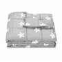 Navaris Couverture Lestée - Couverture Pondérée Relaxante 135x200cm - Contre Insomnie Anxiété - Cocooning - 100% Coton - 4,8kg