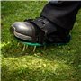 UPP Paire de Semelles de Ventilation pour Gazon I aérateur de pelouse I Amélioration de la qualité du Sol I 13 Clous en Acier I 
