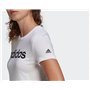 adidas Femme Essentials Slim Logo Tee, White / Black, M