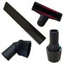 Premium Set de Brosses pour Aspirateur | 4 pièces | Adaptateur universel de 30-38m | Convient pour AEG Electrolux