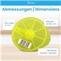 DL-pro Disque de nettoyage T-Disc jaune pour Bosch Siemens 17001490 00576836 compatible avec Tassimo la machine à café à capsule