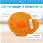 DL-pro Disque de nettoyage TDisc orange pour Bosch Tassimo MyWay Caddy Charmy Joy 576837 17001491 TAS60xx TAS70xx TAS43xx TAS45x