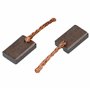 vhbw 2x Balais de charbon pour moteur 13 x 8