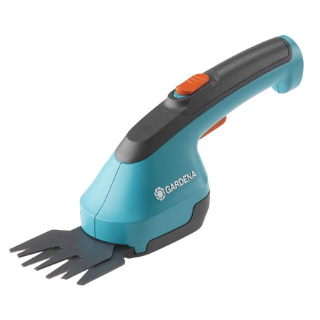 Gardena AccuCut Li Lot de ciseaux à gazon Bleu/noir/orange/argenté
