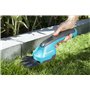Gardena AccuCut Li Lot de ciseaux à gazon Bleu/noir/orange/argenté