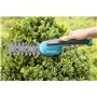 Gardena AccuCut Li Lot de ciseaux à gazon Bleu/noir/orange/argenté