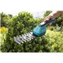 Gardena AccuCut Li Lot de ciseaux à gazon Bleu/noir/orange/argenté