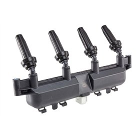 HELLA 5DA 193 175-441 Bobine d'allumage - 12V - 4pôle - Bloc bobine - vissé