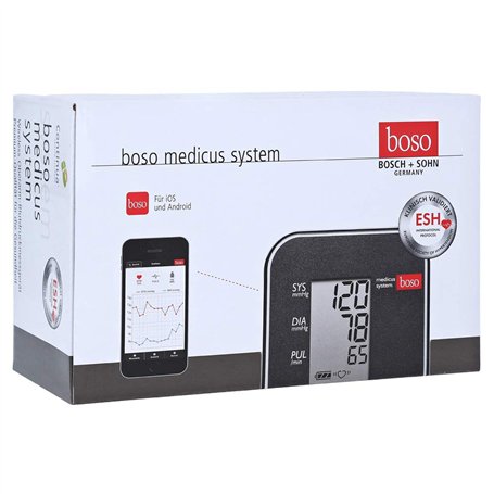 boso medicus system - Tensiomètre sans fil pour la mesure du haut du bras avec détection d'arythmie - Avec brassard universel (2
